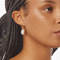 Heirloom Mother Of Pearl Drop Earrings - Sterling Silver