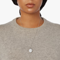 Heirloom Statement Locket Necklace - Sterling Silver