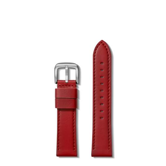 Strap: 20/18 Toscano, SW RR Classic, Silver - Pop Red