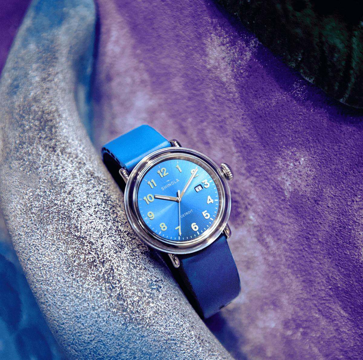 Detrola Watch - Denim Blue