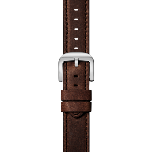 22mm Cattail Leather Watch Strap - Cattail