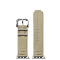 Strap: 24/24 Nylon, SW Split G10, Vintage, Silver - Tan