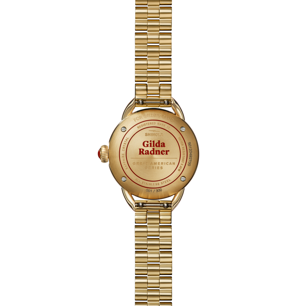 Gilda Radner Runabout Watch - Red Jasper