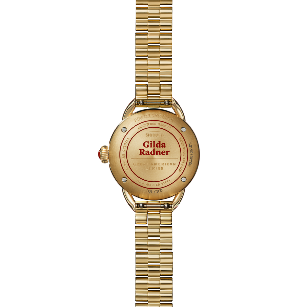 Gilda Radner Runabout Watch - Red Jasper