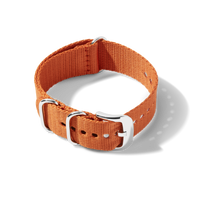22mm Orange G10 Nylon Watch Strap - Orange