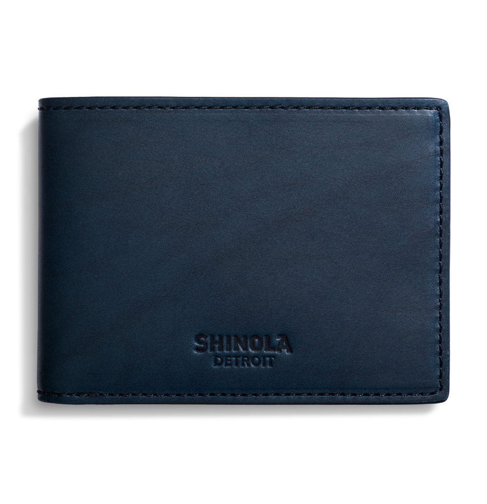 Slim Bifold Wallet - Navy