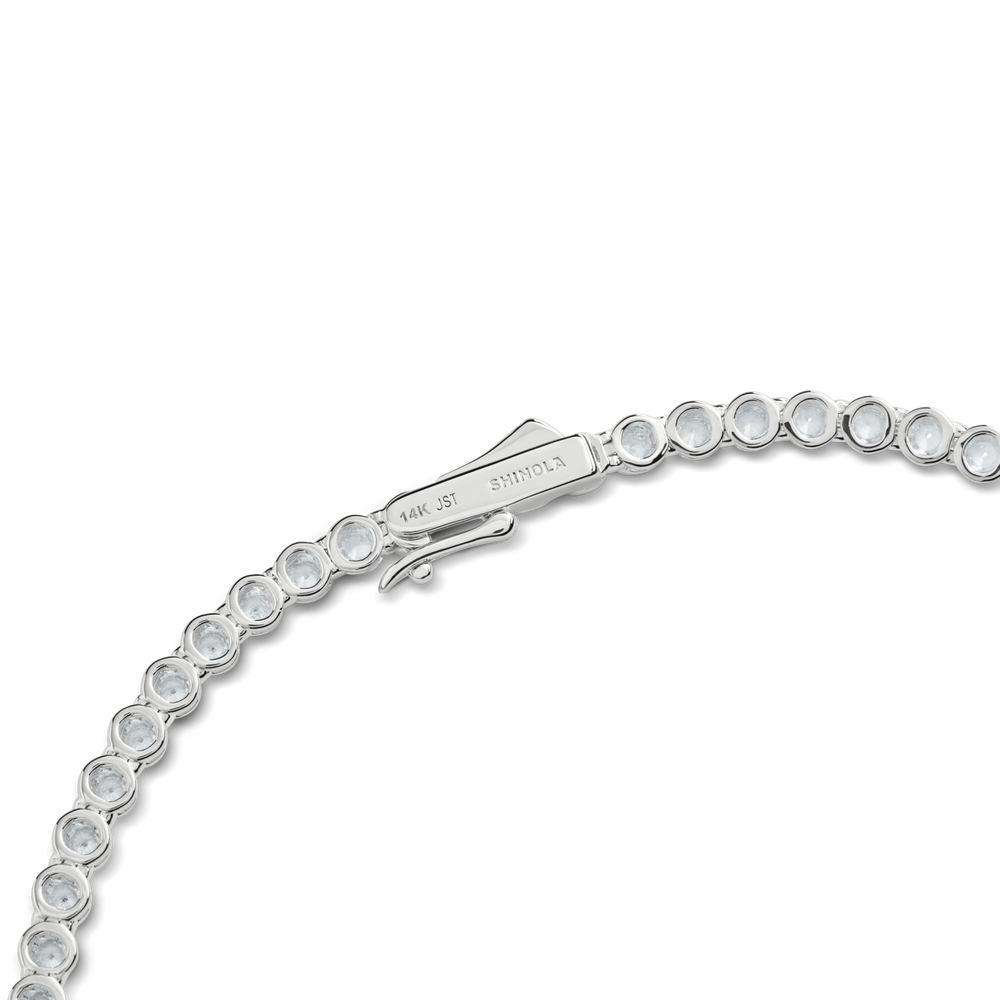 5 Carat Diamond Tennis Necklace - White Gold