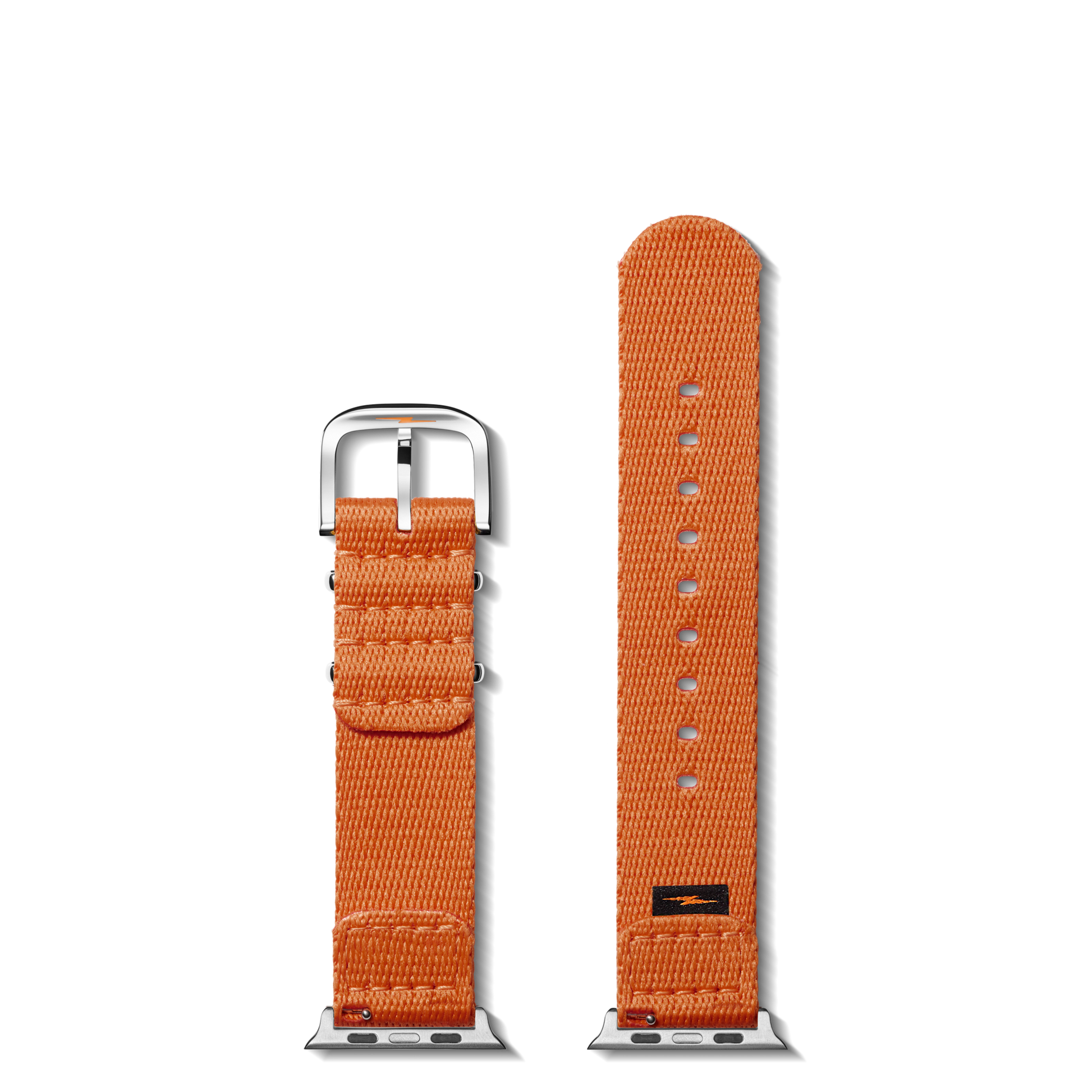 20mm Orange Split Nylon Apple Watch Strap - Orange