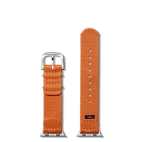 20mm Orange Split Nylon Apple Watch Strap - Orange